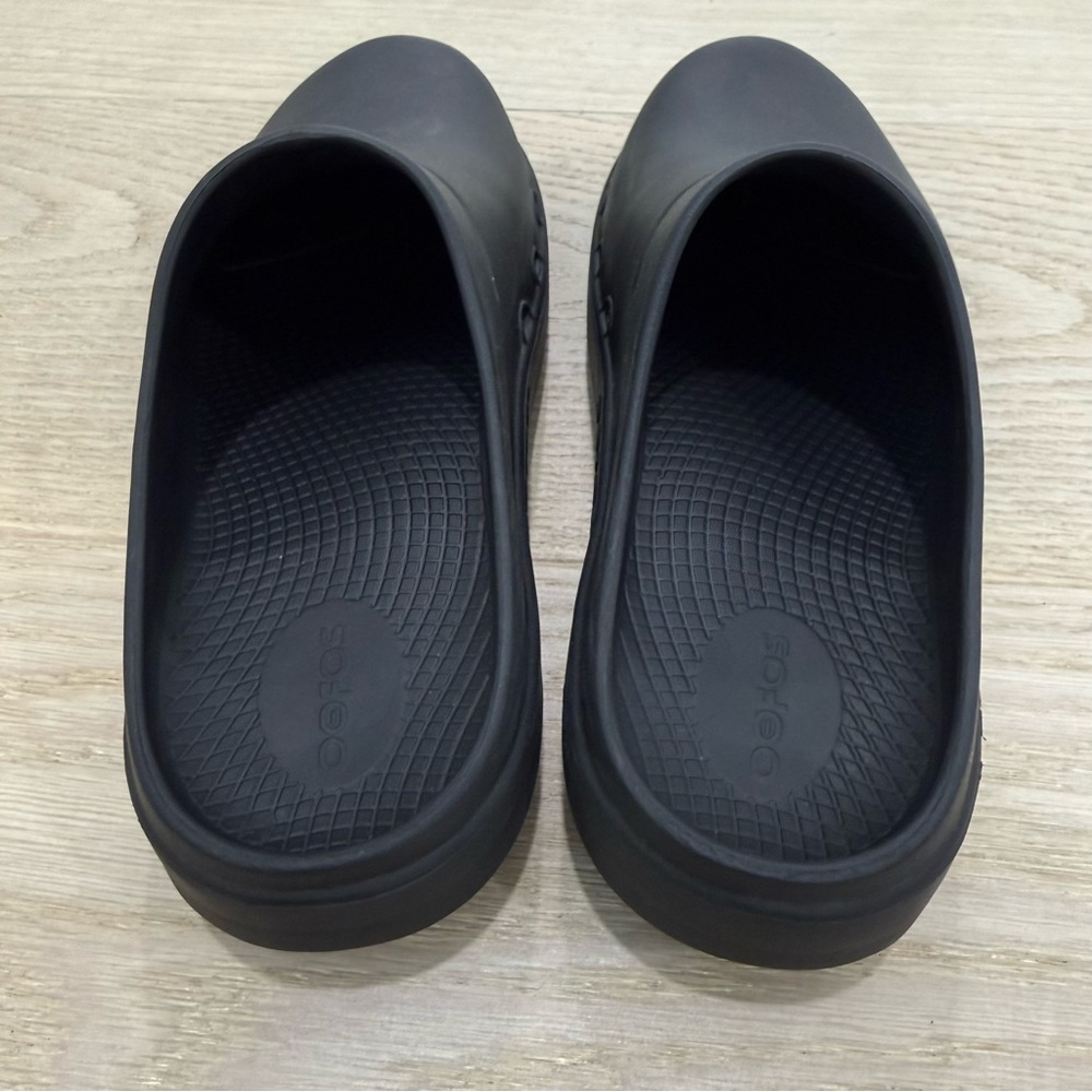 OOFOS Black Women's Clogs Mules - Picture 3 of 5